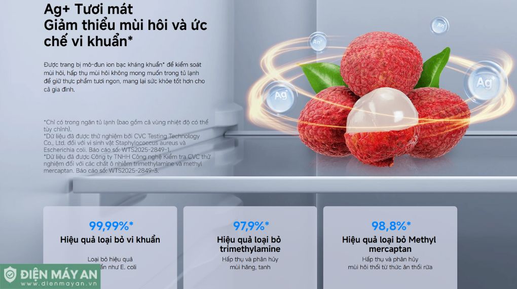 Tủ lạnh Xiaomi Mijia Inverter 510 lít Multi Door MRC51HMPA - Bản quốc tế